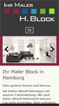 Mobile Screenshot of malerblock.de